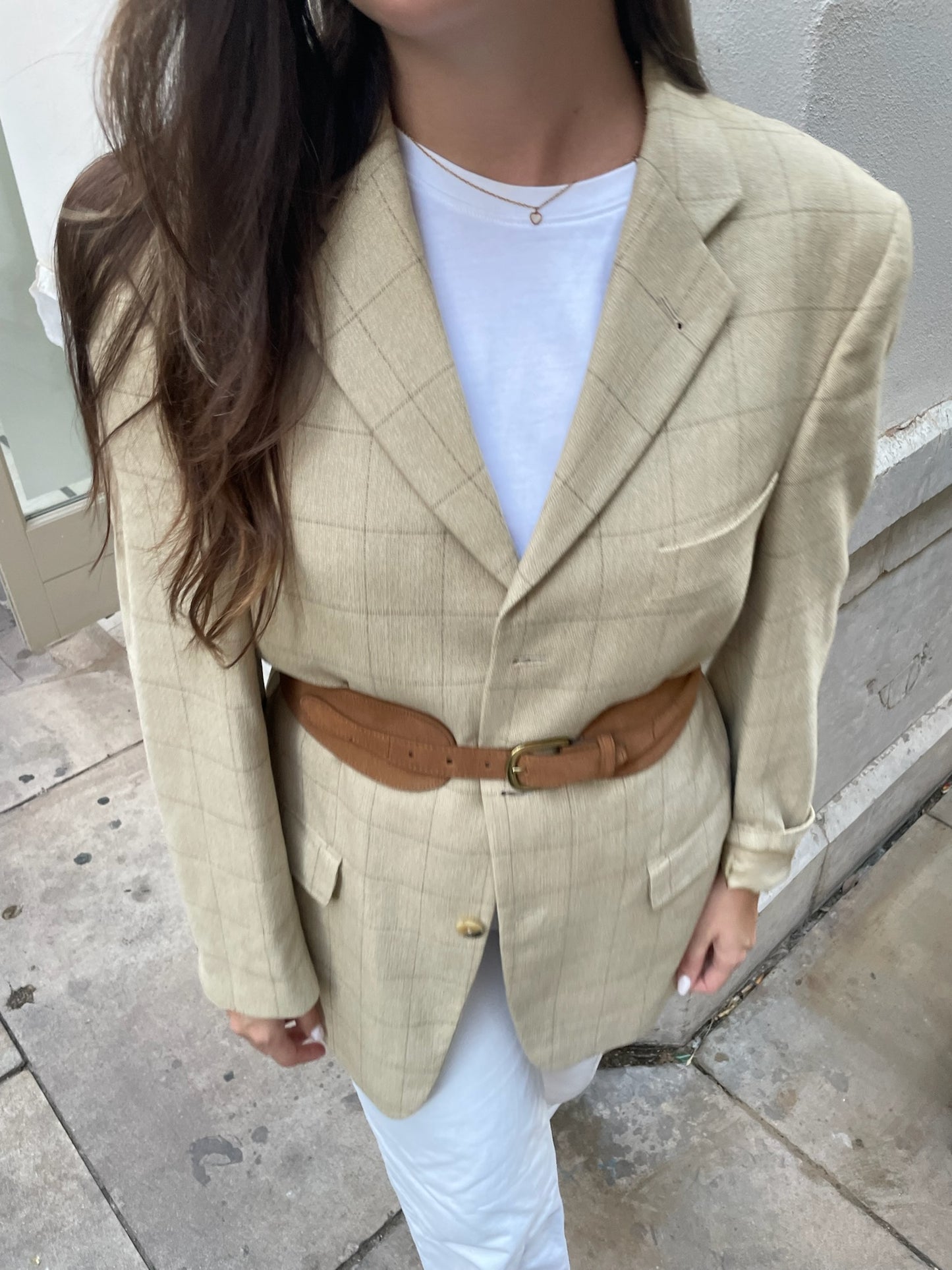 Pierre Cardin Vintage Blazer Beige 104