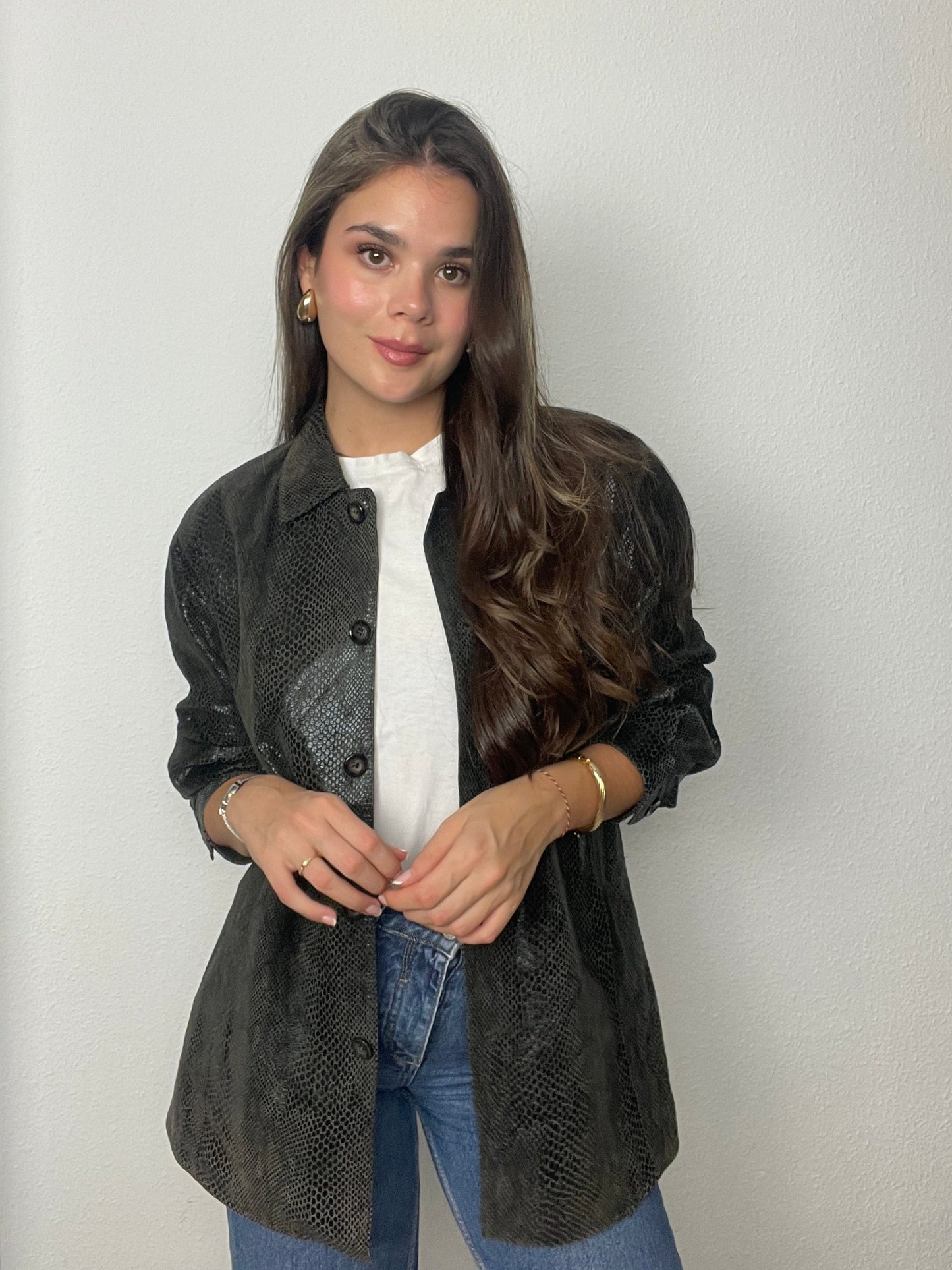 Vintage Blazer Genuine Leather 119