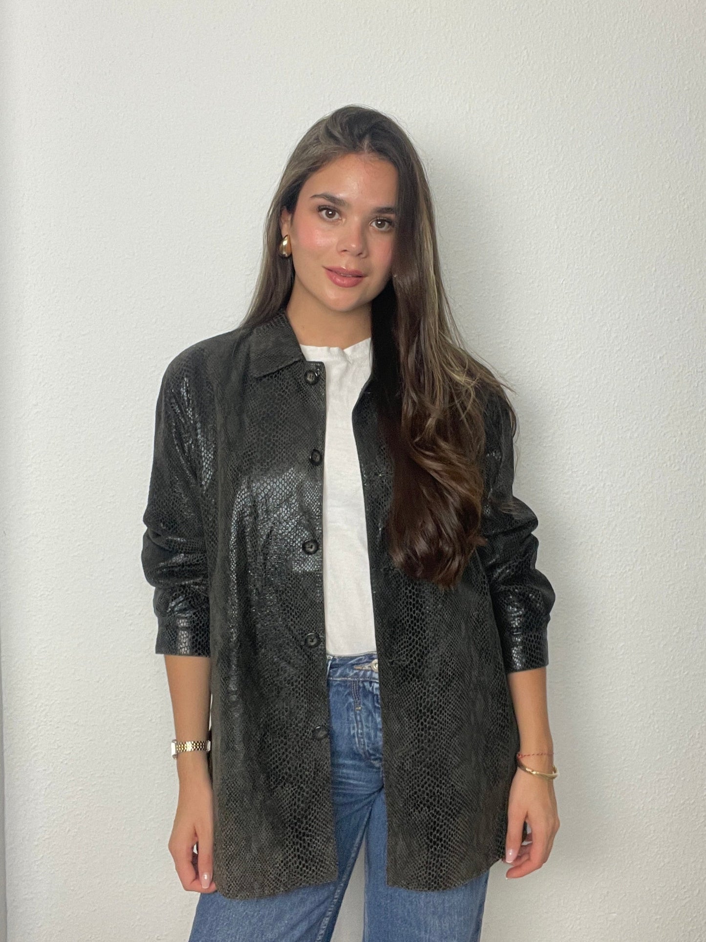 Vintage Blazer Genuine Leather 119