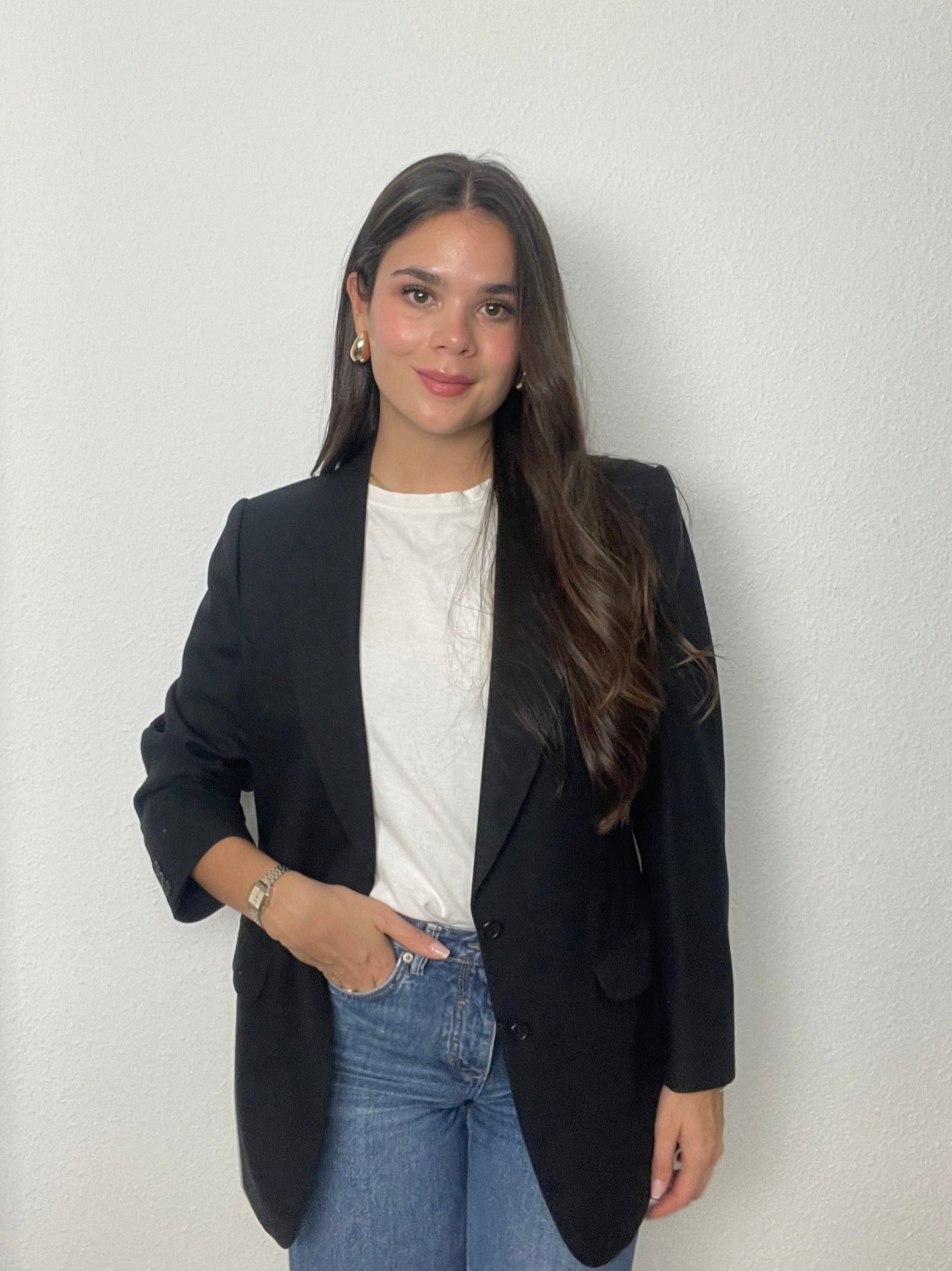 Pierre Cardin Vintage Blazer Black 117