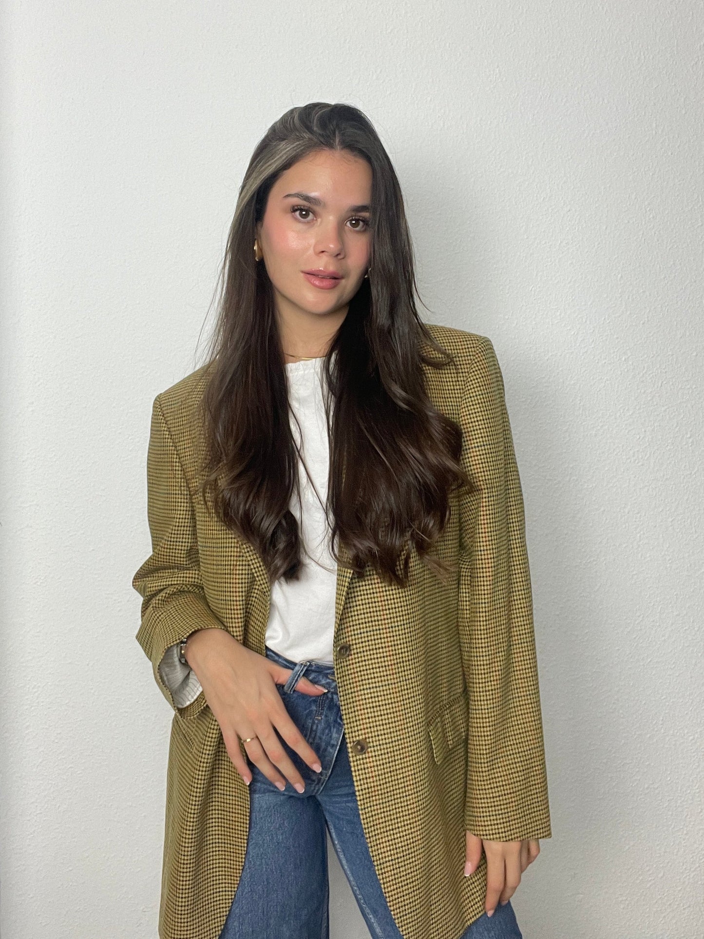 Vintage Oversize Blazer Green 114