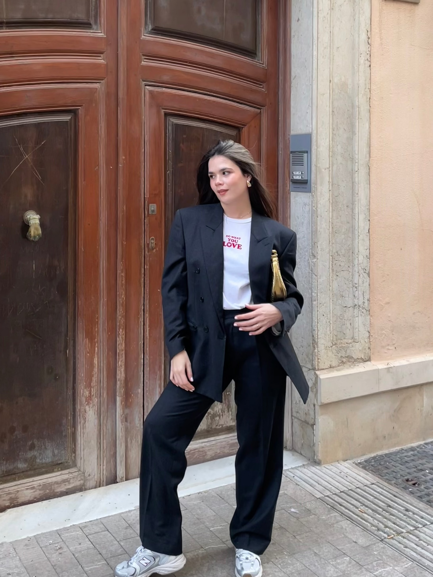 Vintage Oversize Suit Black 108